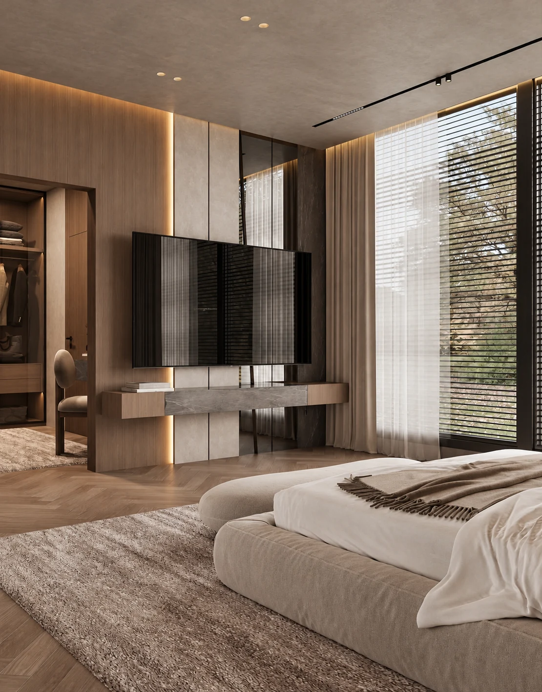 Villa Céline — Chambre · Espace détente
