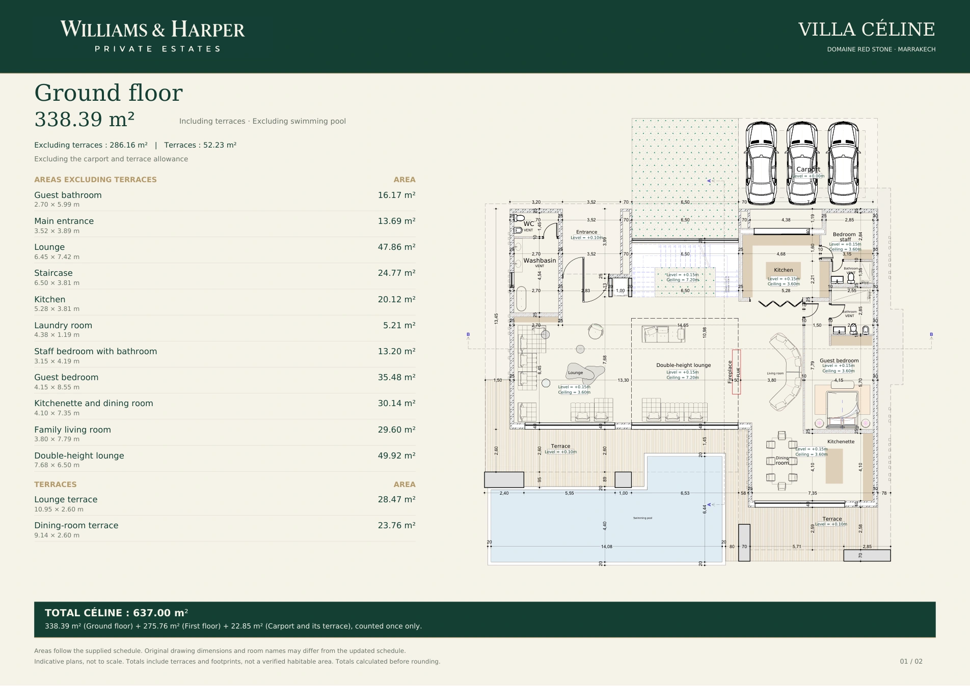 Ground floor · 338.39 m²