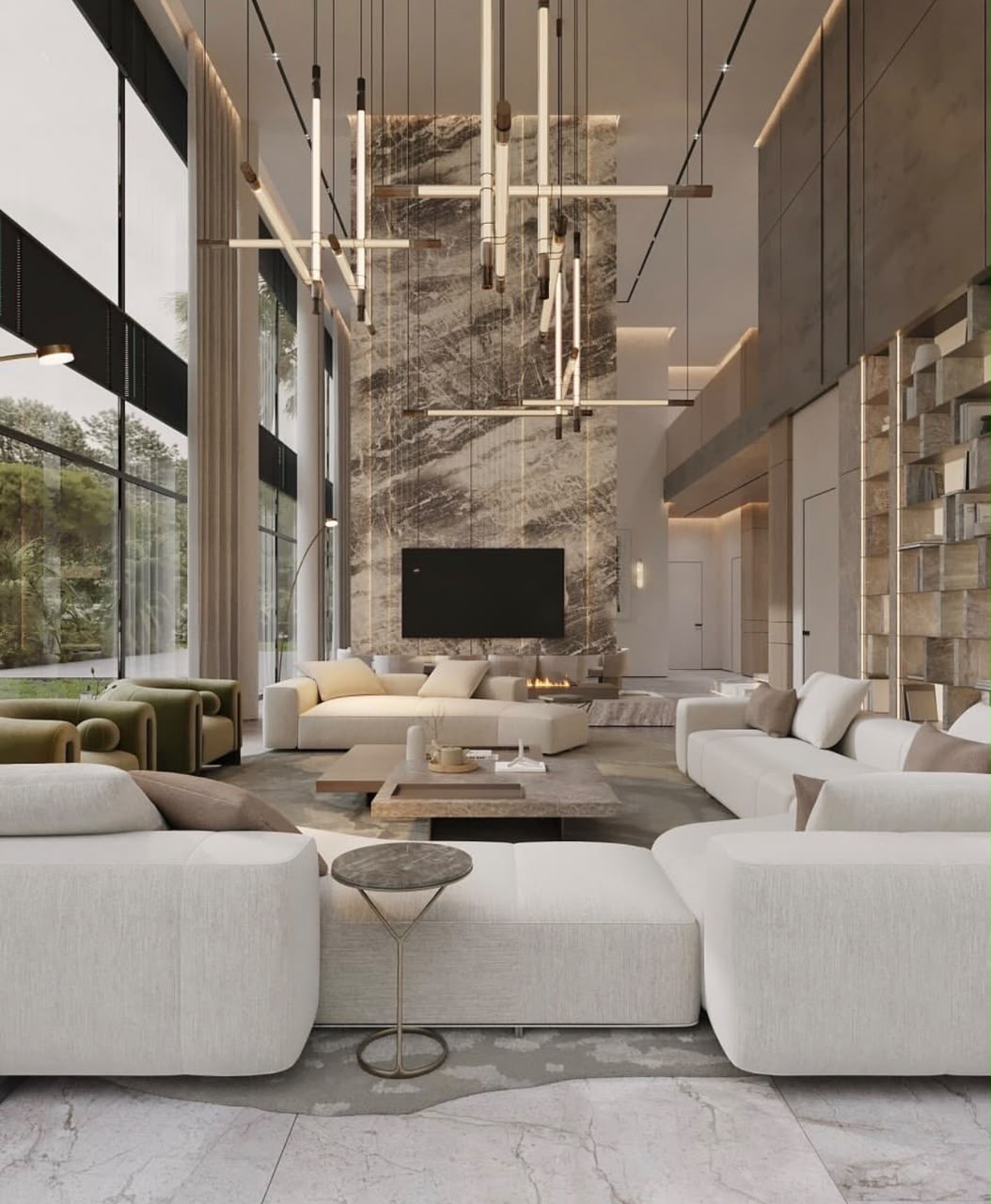 Villa Céline — Salon · Volumes & lumière