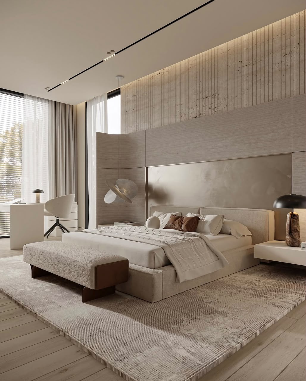 Villa Chloé — Chambre · Matières naturelles