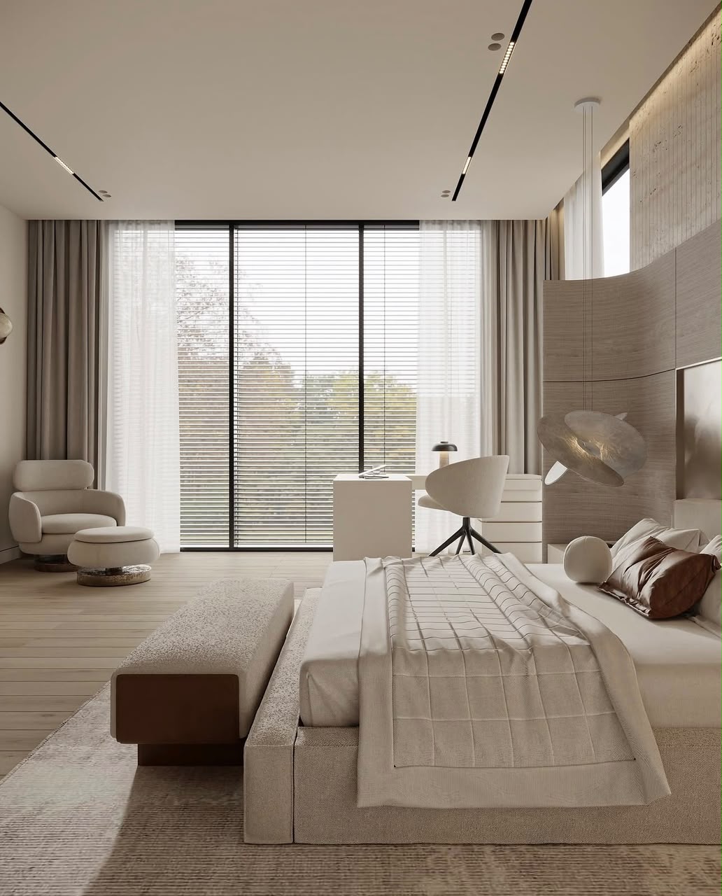 Villa Chloé — Chambre · Espace bureau