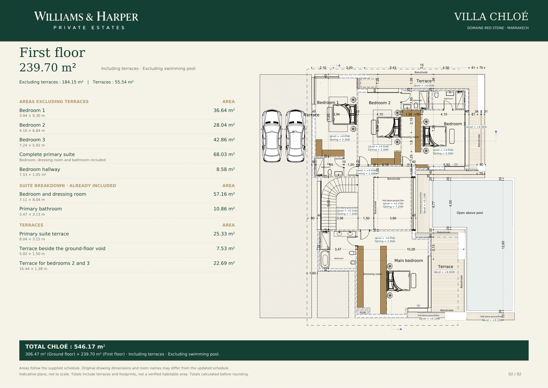 First floor · 239.70 m²