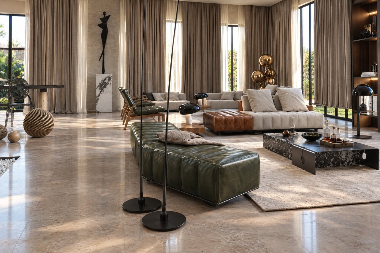 Villa Chloé — Salon · Instants en famille