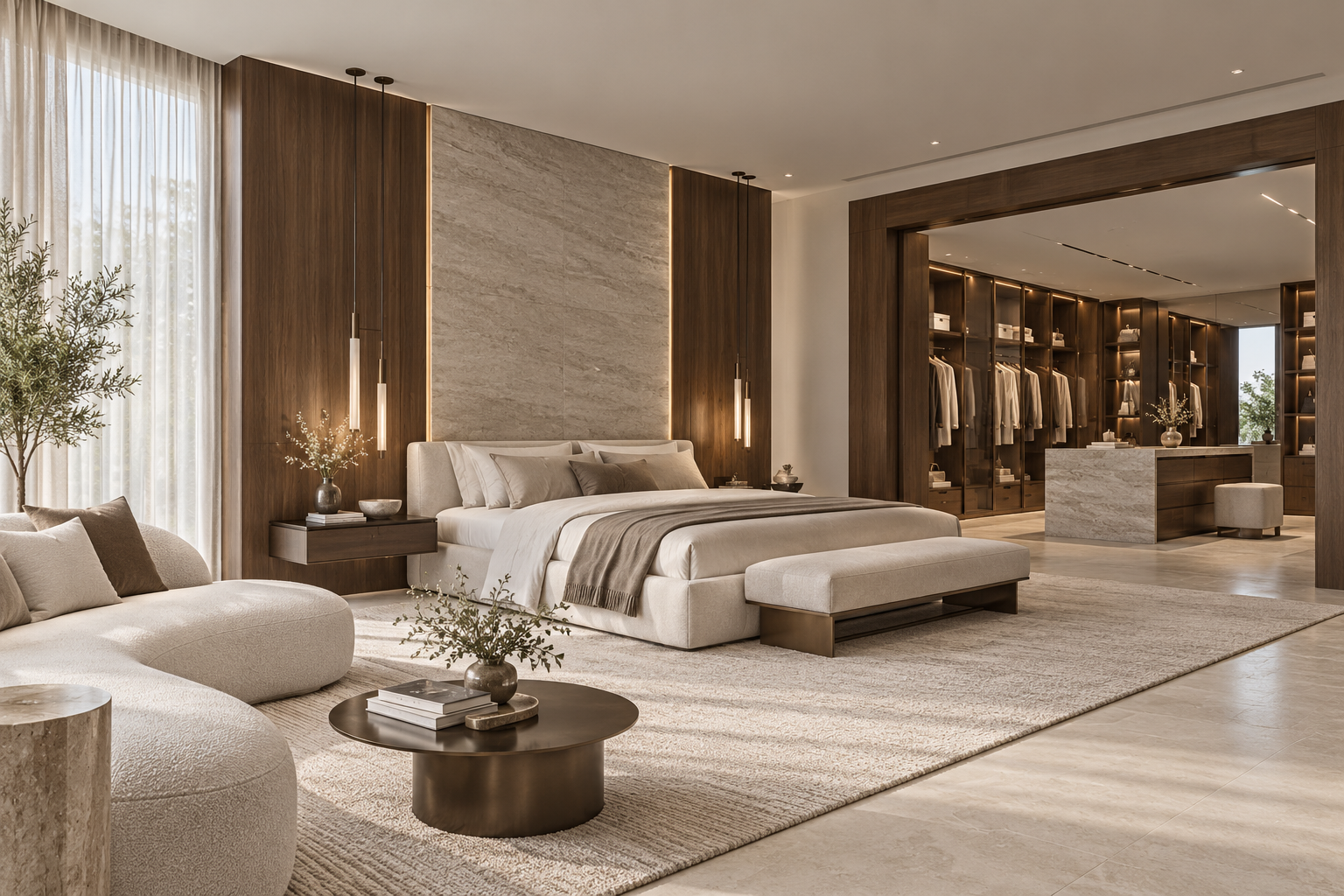 Villa Margaux — Suite 01 · Notenhout & ivoor